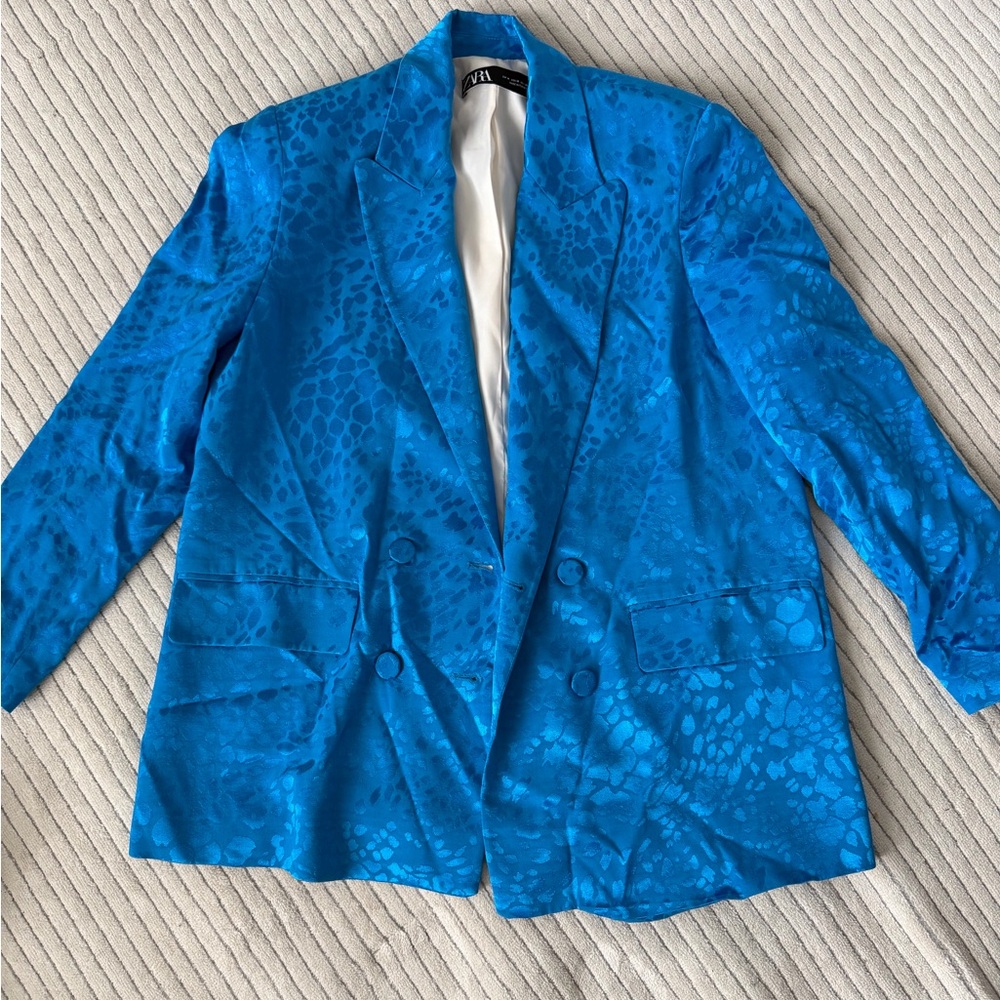 Blue Zara Blazer